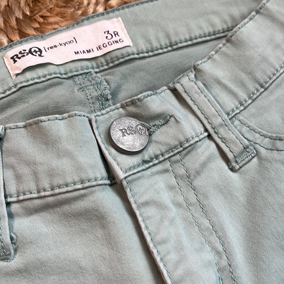 RSQ [ res - kyoo ] Miami Jeggings, Mint Green, 3R - Picture 4 of 8
